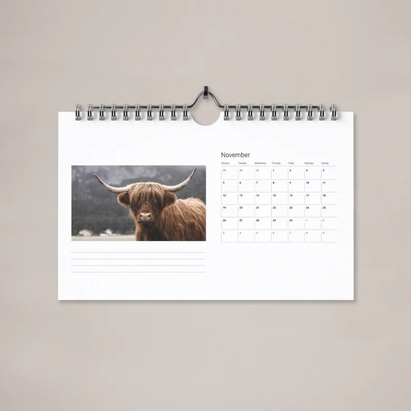 Thumb Cut Calendar  - 03